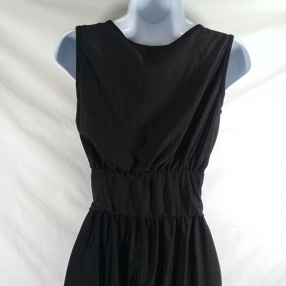 New black sleeveless jumpsuit size M - Picture 3 of 7